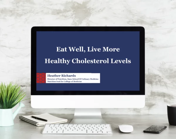 Healthy cholesterol levels webinar