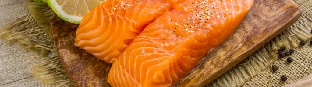 Omega 3 rich salmon